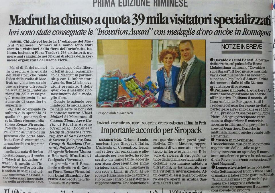 Un grazie a Siropack
